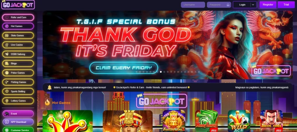 Number 1 GoJackPot Online Casino in the Philippines